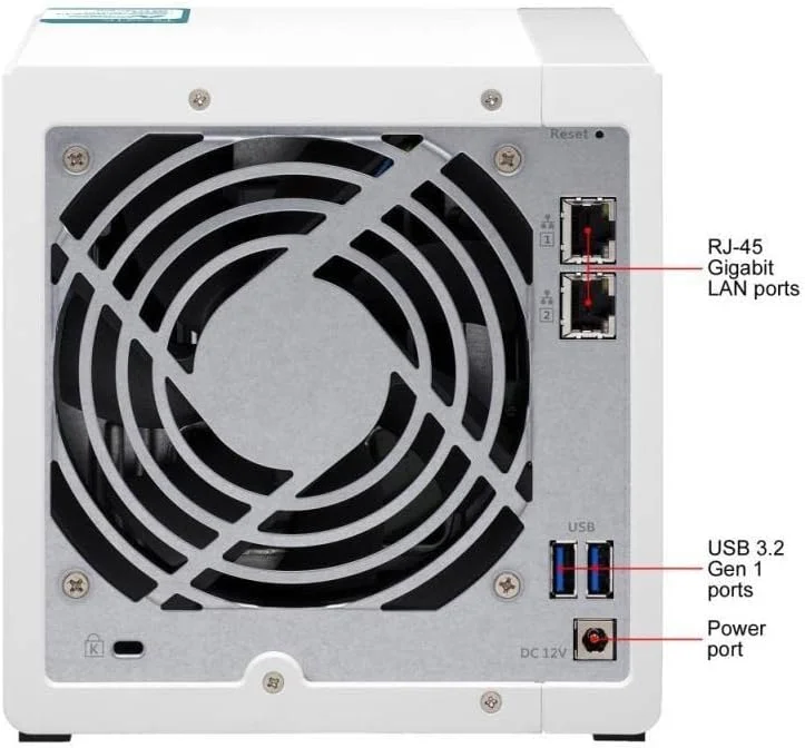 QNAP NAS برج ذخیره سازی 4 بی TS431K