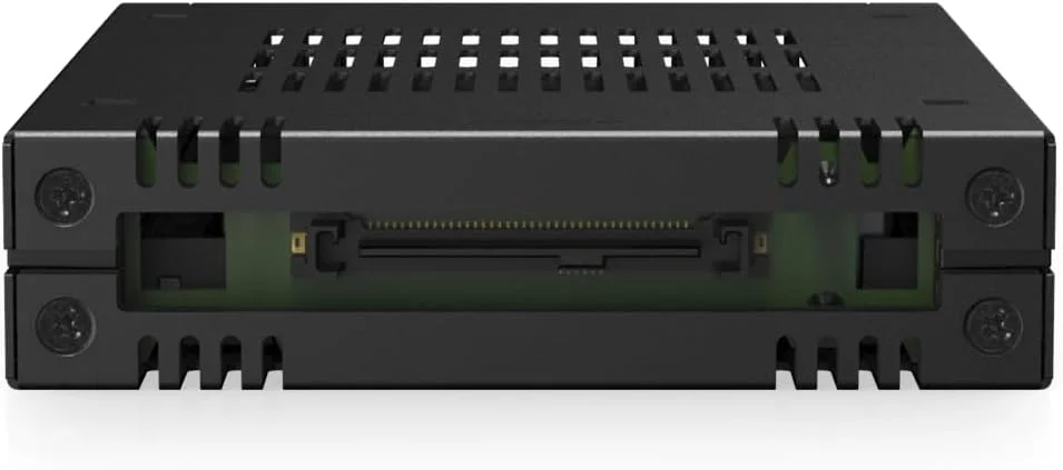 محفظه کشویی ICY DOCK ExpressCage MB741V4P-B برای 1 عدد SSD NVMe U.2/U.3 PCIe 4.0 در جایگاه 3.5 اینچی با طراحی بدون پیچ