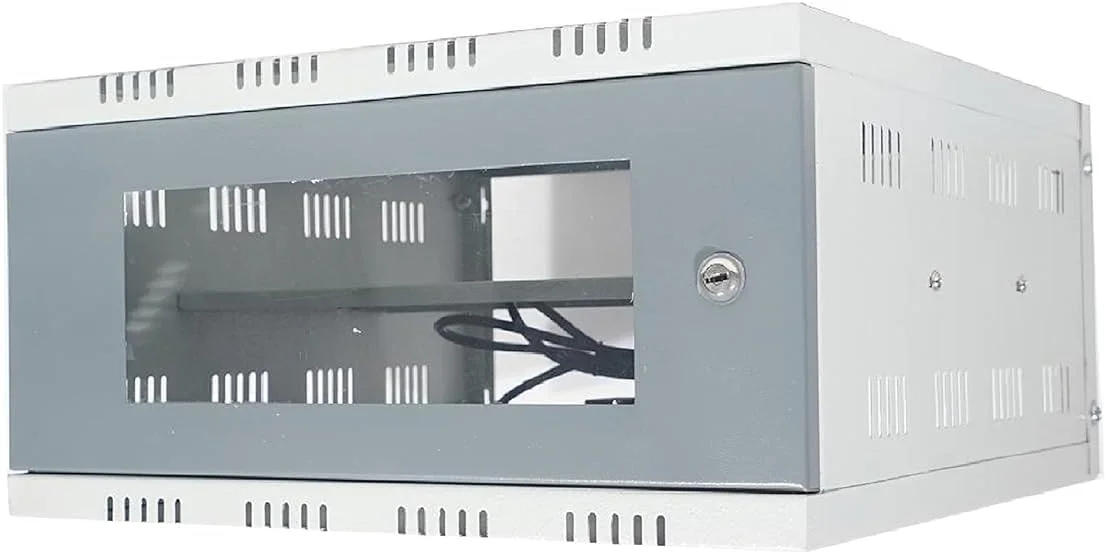محفظه فلزی دی وی آر Drumstone با قابلیت نصب روی دیوار – کابینت فلزی مستحکم با قفل و تهویه | ایده آل برای CCTV DVR/NVR، روترهای WiFi و موارد دیگر | ذخیره سازی ایمن
