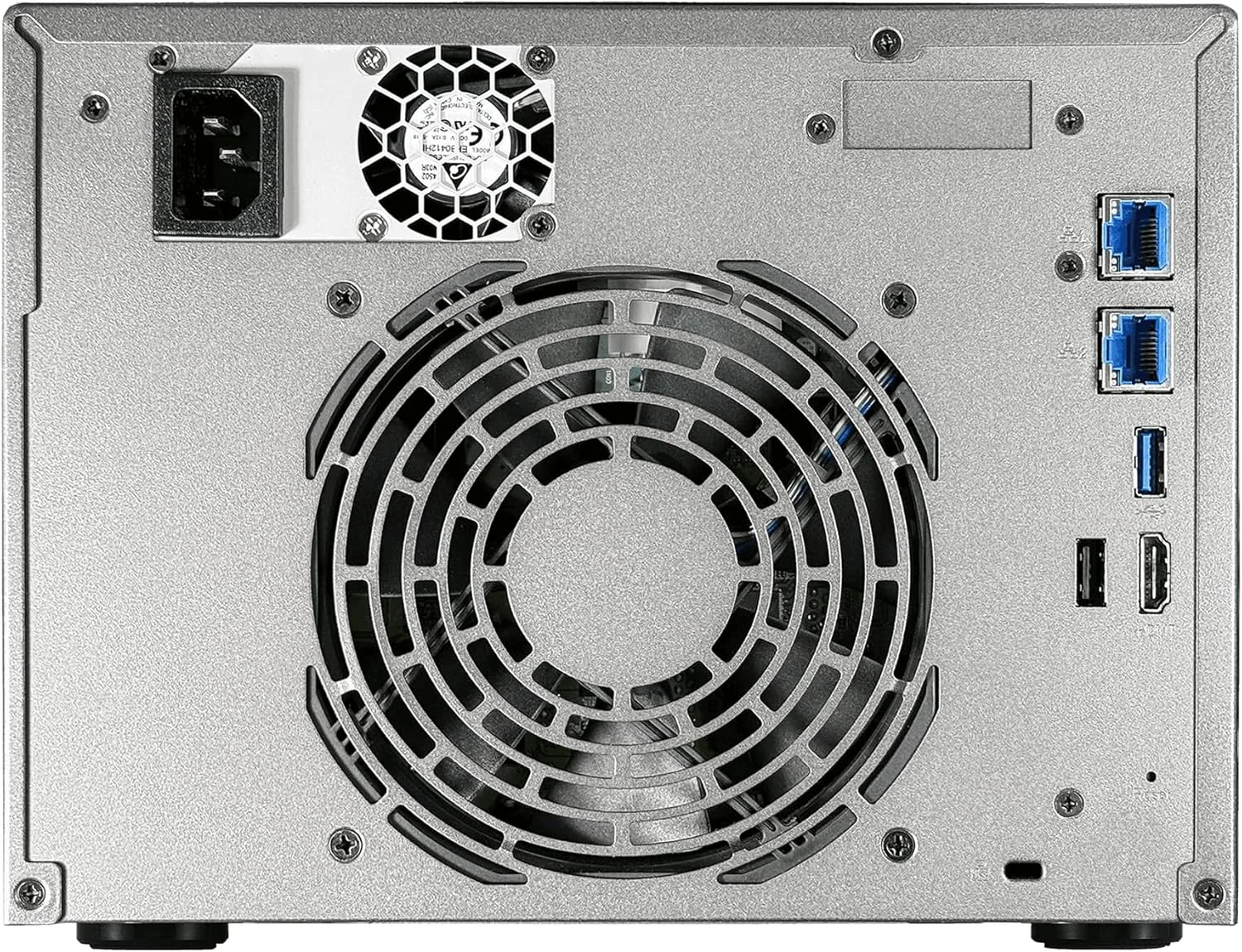 ذخیره ساز تحت شبکه 6 بی ASUSTOR Lockerstor 6 Gen2+ AS6706T v2، پردازنده چهارهسته ای 2.0 گیگاهرتز اینتل، دو پورت 5GbE، رم 8 گیگابایتی DDR4، چهار اسلات M.2 SSD، HDMI (بدون دیسک)