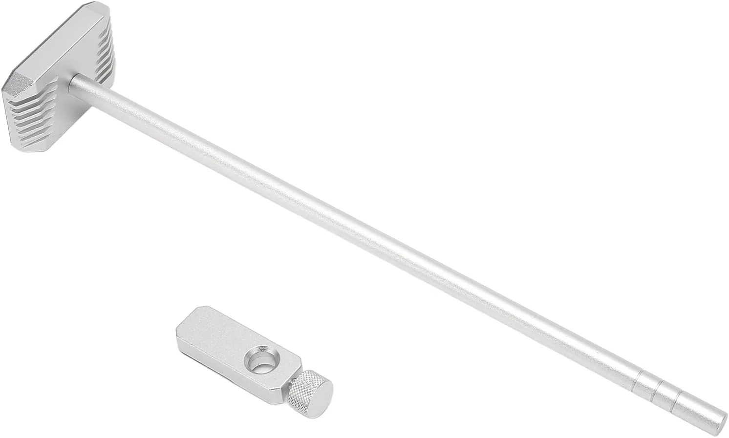 نگهدارنده کارت گرافیک آلیاژ آلومینیوم، طراحی مگنتی، تنظیم کشویی، پشتیبانی از GPU، سازگار با MATX، ITX، اسلات برق بلند، نقره ای، کارت گرافیک، ساپورت