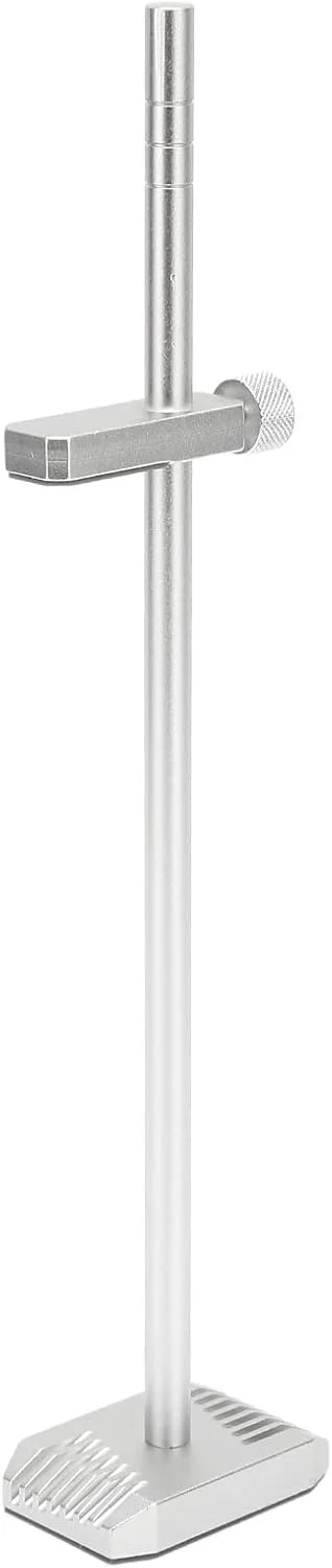 نگهدارنده کارت گرافیک آلیاژ آلومینیوم، طراحی مگنتی، تنظیم کشویی، پشتیبانی از GPU، سازگار با MATX، ITX، اسلات برق بلند، نقره ای، کارت گرافیک، ساپورت