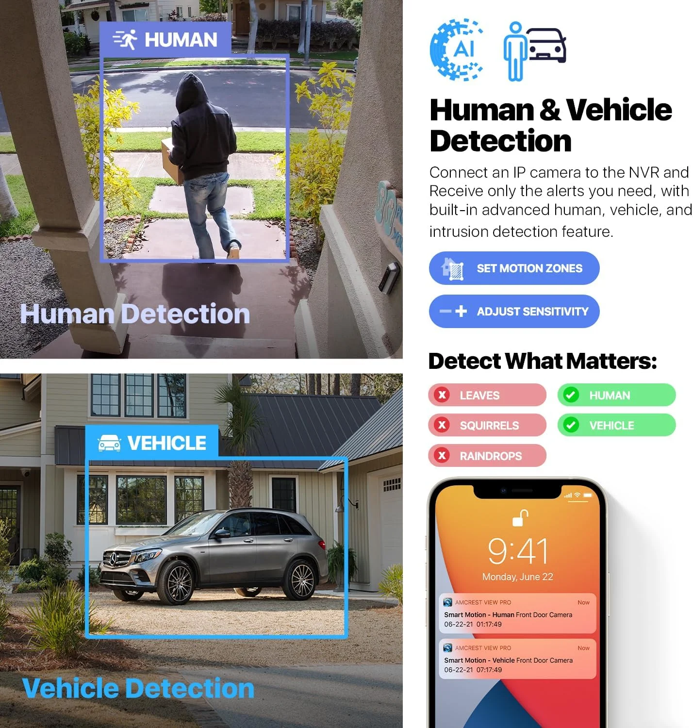 دستگاه ضبط شبکه هوشمند 32 کانال 4K مدل NV4232-EI امرست با قابلیت تشخیص چهره و وسیله نقلیه - پشتیبانی از 32 دوربین تحت شبکه 4K، پشتیبانی از 2 هارد دیسک 16 ترابایتی (شامل نمی‌شود) (بدون پورت PoE)