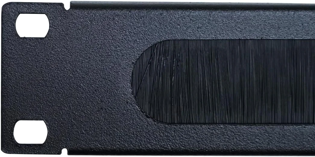 پنل برس دار 19 اینچی 1U مدیریت کابل دیتا سرور رک مونت