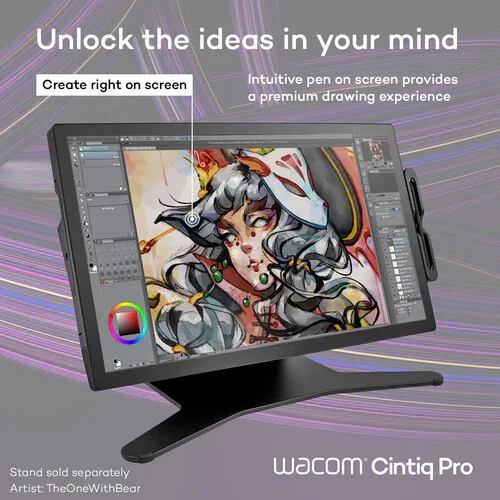 نمایشگر قلم و لمسی خلاقانه وکوم Cintiq Pro 27