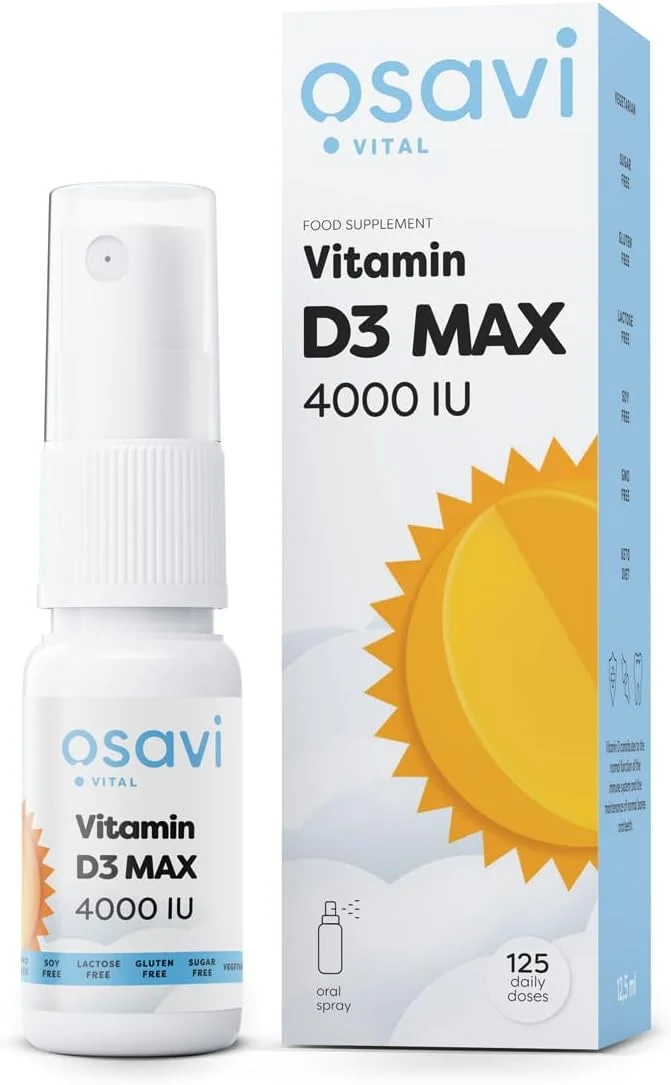 اسپری خوراکی ویتامین D3 اوساوی، حداکثر 4000IU - 12 میلی لیتر