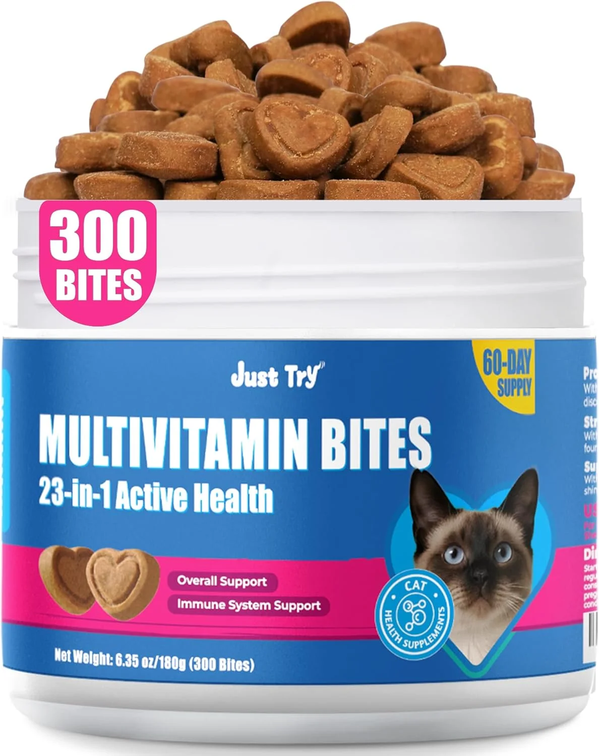 تشویقی گربه Just Try مدل Taurine وزن 300 عددی