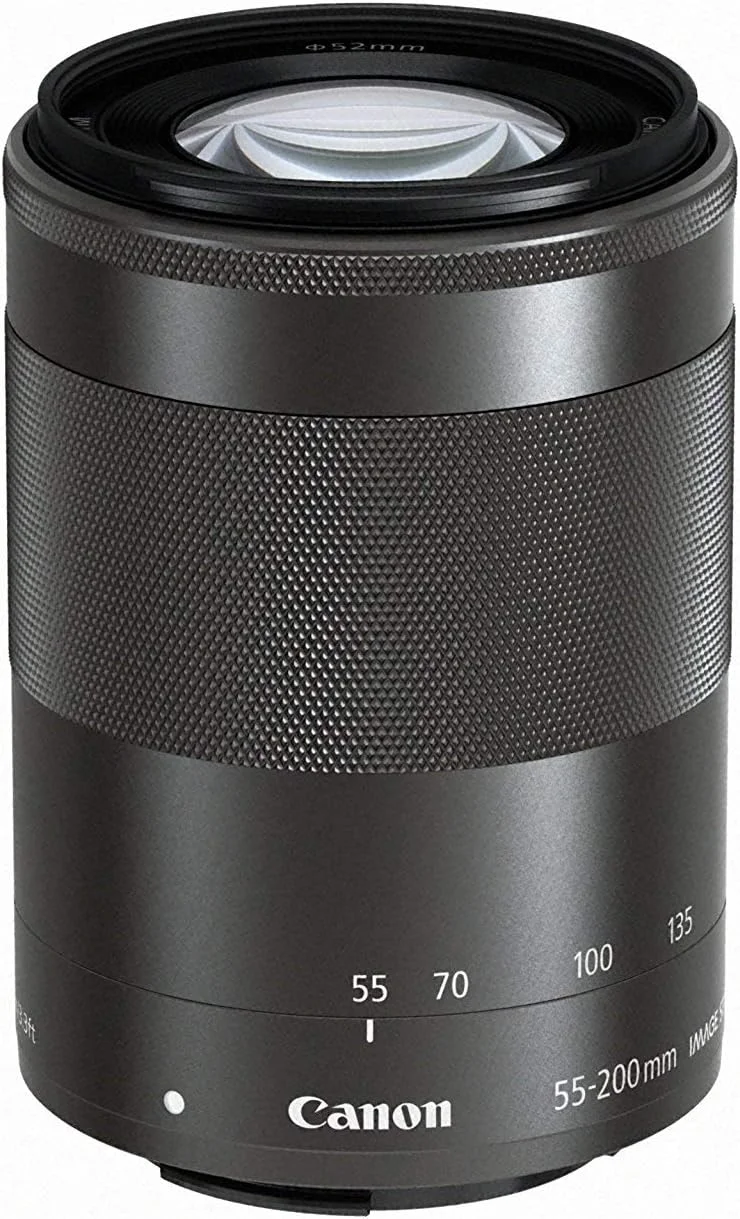 لنز کانن EF-M 55-200mm f/4.5-6.3 Image Stabilization STM (مشکی) - بازسازی شده