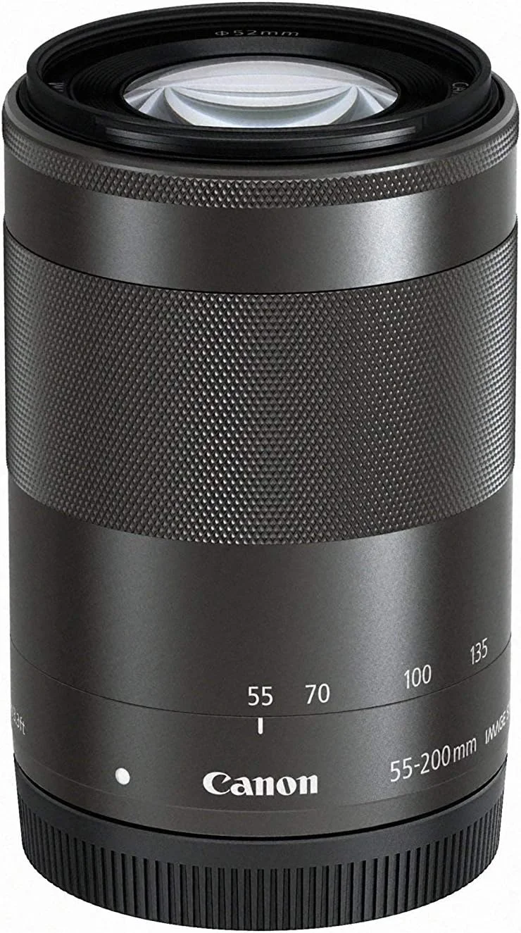 لنز کانن EF-M 55-200mm f/4.5-6.3 Image Stabilization STM (مشکی) - بازسازی شده