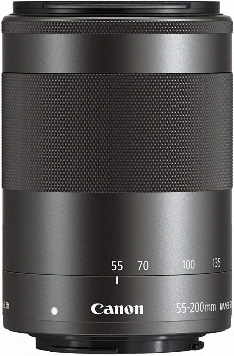لنز کانن EF-M 55-200mm f/4.5-6.3 Image Stabilization STM (مشکی) - بازسازی شده