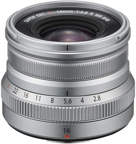 لنز نقره ای FUJIFILM XF 16mm f/2.8 R WR