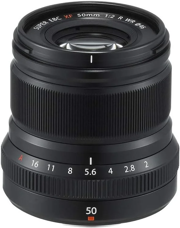 لنز فوجی فیلم XF50 mm F2 R مقاوم در برابر شرایط جوی، مشکی