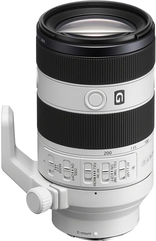 لنز زوم تله فوتو جمع و جور سونی FE 70-200mm f/4 Macro G OSS II فول فریم مانت E (SEL70200G2) + کیت فیلتر + نگهدارنده درب لنز + کیت تمیز کننده