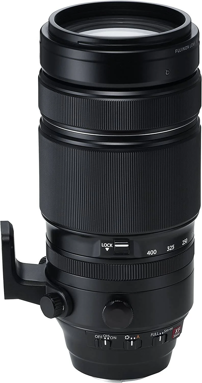 لنز FUJIFILM XF 100-400mm F4.5-5.6 R LM OIS WR، لنز X-Mount / فرمت APS-C، موتورهای فوکوس خودکار خطی دوقلو، تثبیت کننده تصویر نوری، دیافراگم 9 تیغه گرد، مشکی | XF100-400mmF4.5-5.6 R LM OIS W
