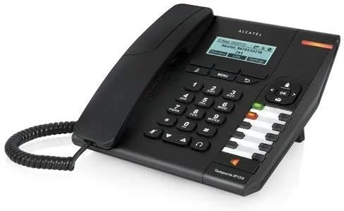 تلفن رومیزی ویپ آلکاتل Temporis IP150 m، بدون PoE، با منبع تغذیه (مشکی)
