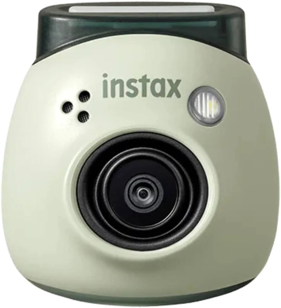 دوربین دیجیتال فوجی‌فیلم Instax Pal، طراحی جمع و جور، حسگر CMOS، باتری داخلی، USB-C، سازگاری چاپ مستقیم با فرمت‌های instax mini، SQUARE و WIDE، سبز پسته‌ای | Instax Pal