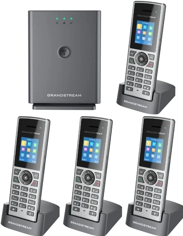 ایستگاه پایه دوربرد DECT گرنداستریم DP752 + گوشی DECT HD مدل DP722 (شامل 4 عدد DP722)