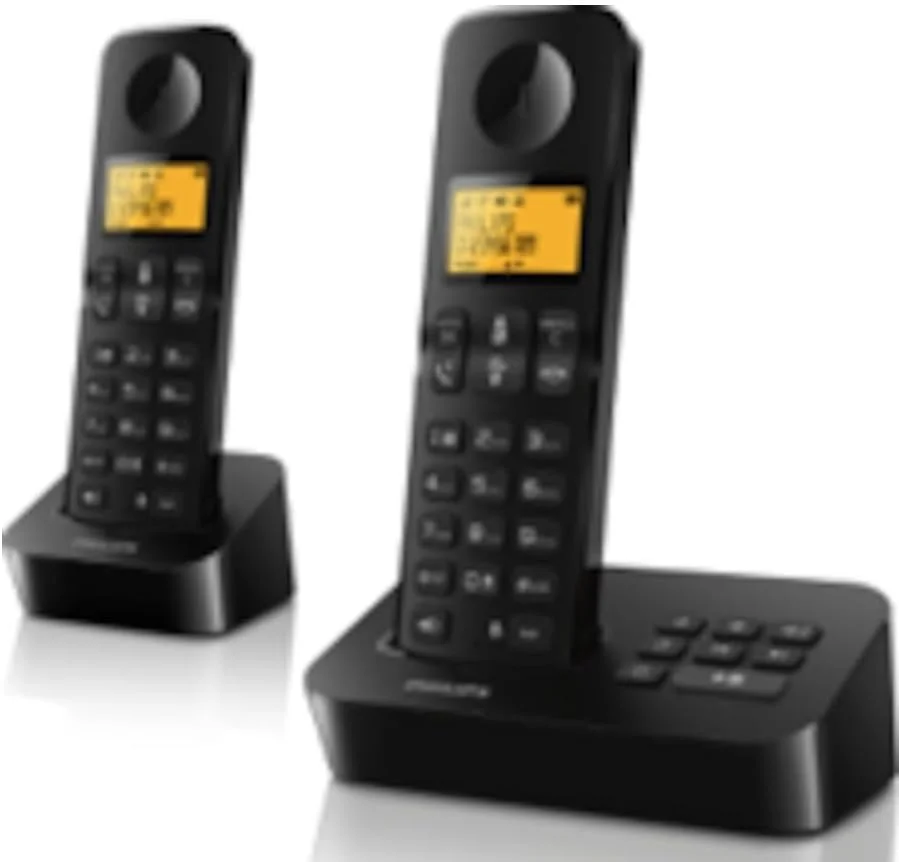 تلفن دوگانه فیلیپس مدل D2652B/01 با بدنه ABS