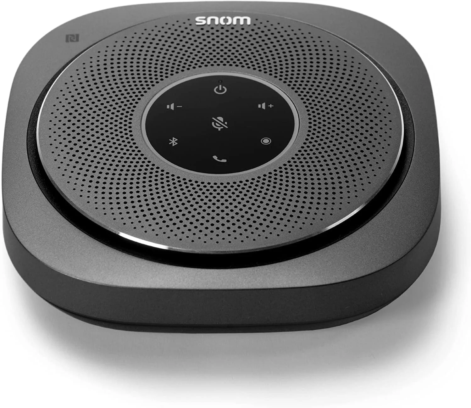 اسپیکر کنفرانس Snom C300 - تلفن همراه VoIP، جعبه موسیقی بلوتوث بزرگ، تیم A - اسپیکر 3 وات، 6 میکروفون، Beamforming، 24 ساعت زمان مکالمه، پورت USB، برنامه تلفن هوشمند
