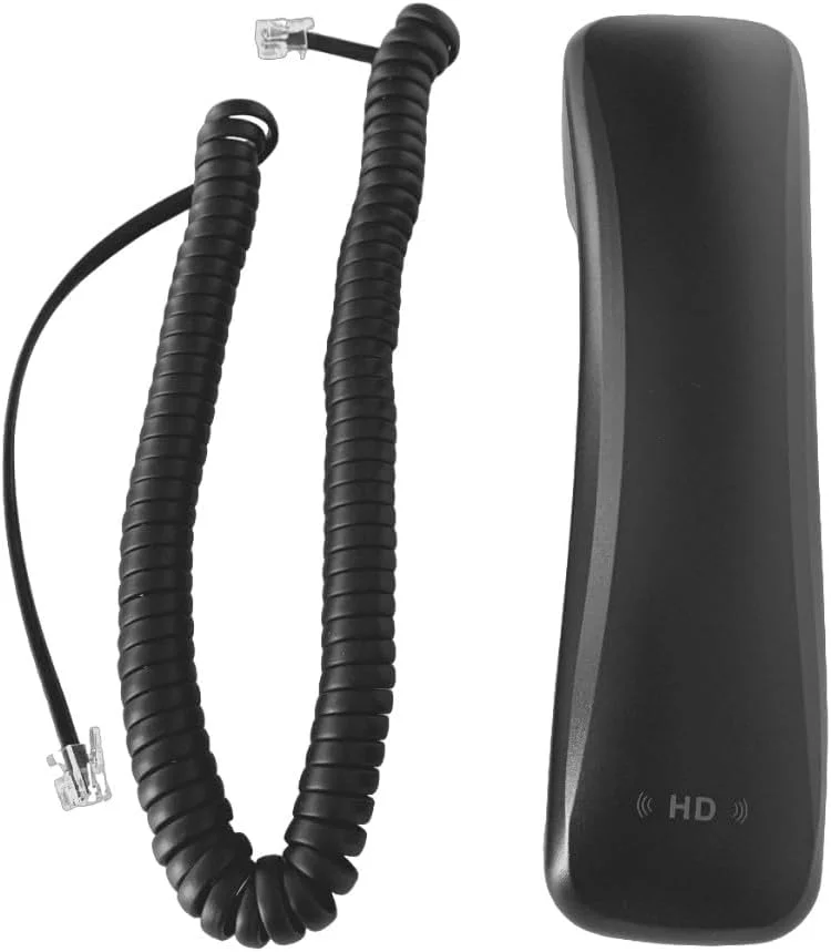 گوشی تلفن جایگزین VoIP Lounge با سیم فنری برای تلفن های تحت شبکه گرنداستریم سری GXP21XX و GXP162X