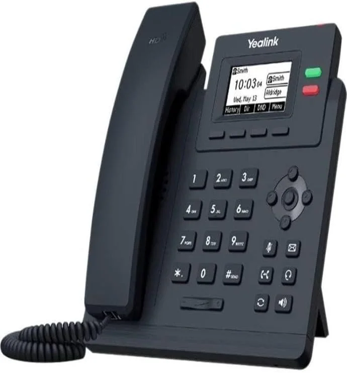 تلفن تحت شبکه یالینک مدل SIP-T31P - با سیم/بدون سیم - با سیم - قابل نصب روی دیوار - خاکستری کلاسیک