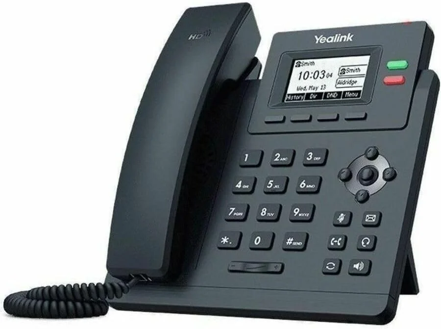 تلفن تحت شبکه یالینک مدل SIP-T31P - با سیم/بدون سیم - با سیم - قابل نصب روی دیوار - خاکستری کلاسیک
