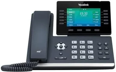 تلفن تحت شبکه یالینک SIP-T54W [بسته 10 عددی] 16 حساب VoIP. صفحه نمایش رنگی 4.3 اینچی. USB 2.0، Wi-Fi 802.11ac، اترنت گیگابیتی دو پورت، PoE 802.3af. آداپتور برق شامل نمی شود (SIP-T54W)