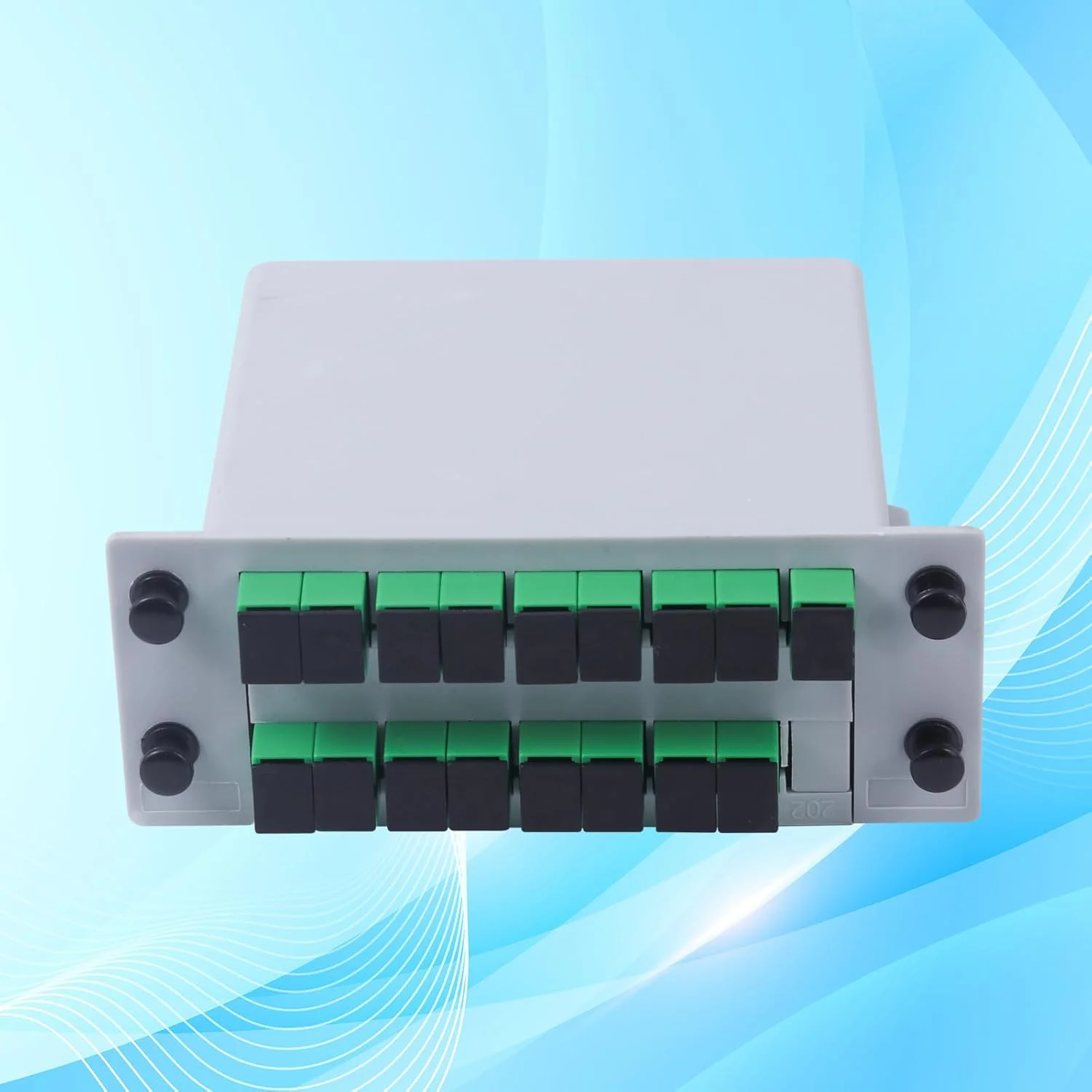 یک عدد تقسیم کننده فیبر نوری PLC مدل SC/APC 1x16، تقسیم کننده فیبر نوری کارتی SC APC از 1 به 4 برای سیم کشی خانگی، پروژه های مهندسی، شبکه فیبر نوری LAN، جعبه توزیع فیبر، اتاق های شبکه