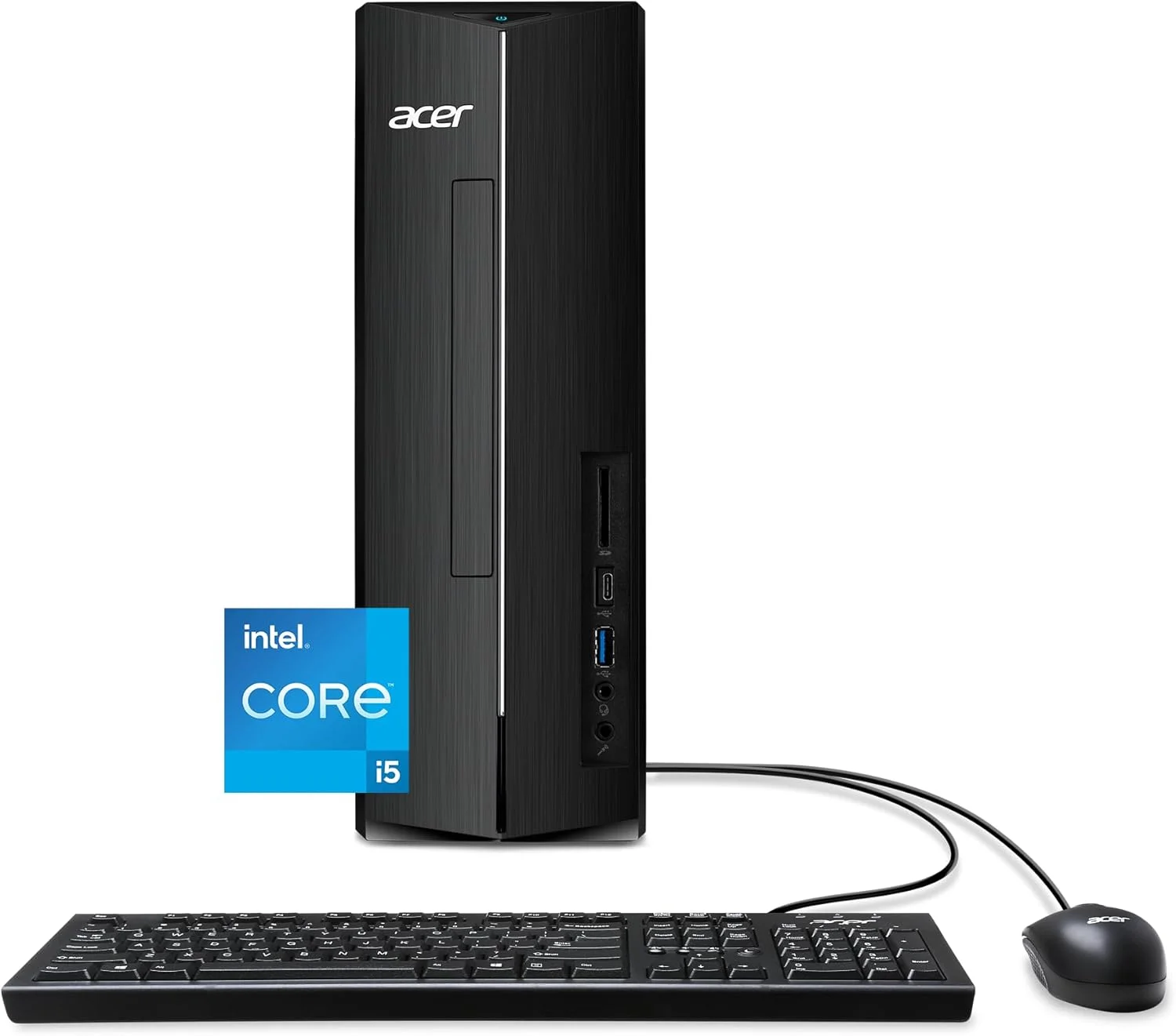 کامپیوتر رومیزی ایسر اسپایر XC-1780-UA91 | پردازنده 10 هسته ای اینتل Core i5-13400 (تا 4.6 گیگاهرتز) | 8 گیگابایت رم DDR4 با فرکانس 3200 مگاهرتز | 512 گیگابایت حافظه SSD PCIe Gen 4 | کارت خوان SD | اینتل Wi-Fi 6E AX211 | ویندوز 11 هوم