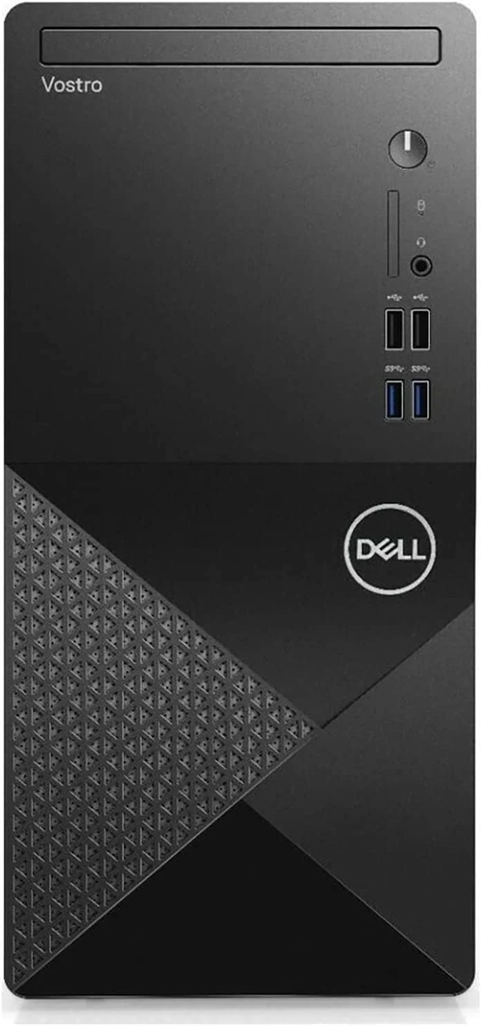 کامپیوتر رومیزی تجاری Dell Vostro 3888_ پردازنده Intel Hexa-Core i5-10400 تا 4.3 گیگاهرتز (بهتر از i7-7700)_ رم 16 گیگابایتی DDR4_ حافظه اس اس دی 512 گیگابایتی PCIe + هارد دیسک 1 ترابایتی_ DVDRW_ وای فای 802.11AC_ بلوتوث_ HDMI_ VGA_ ویندوز 10 پرو