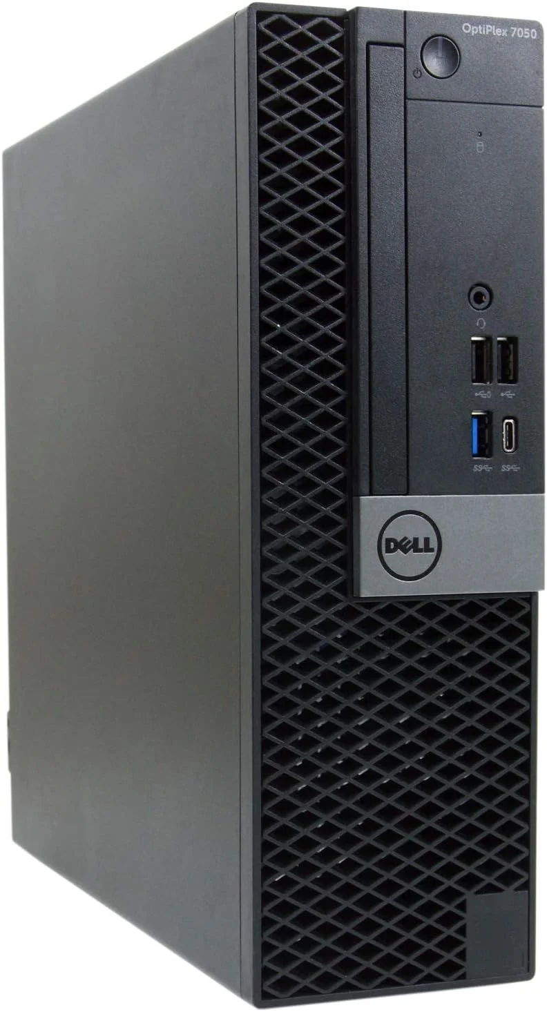 کامپیوتر رومیزی Dell Optiplex 7050 SFF، پردازنده Intel i7-7700 چهار هسته ای 3.60 گیگاهرتز، 32 گیگابایت DDR4، 1 ترابایت SSD، WiFi، بلوتوث، HDMI، پشتیبانی از دو مانیتور، ویندوز 11 (بازسازی شده)
