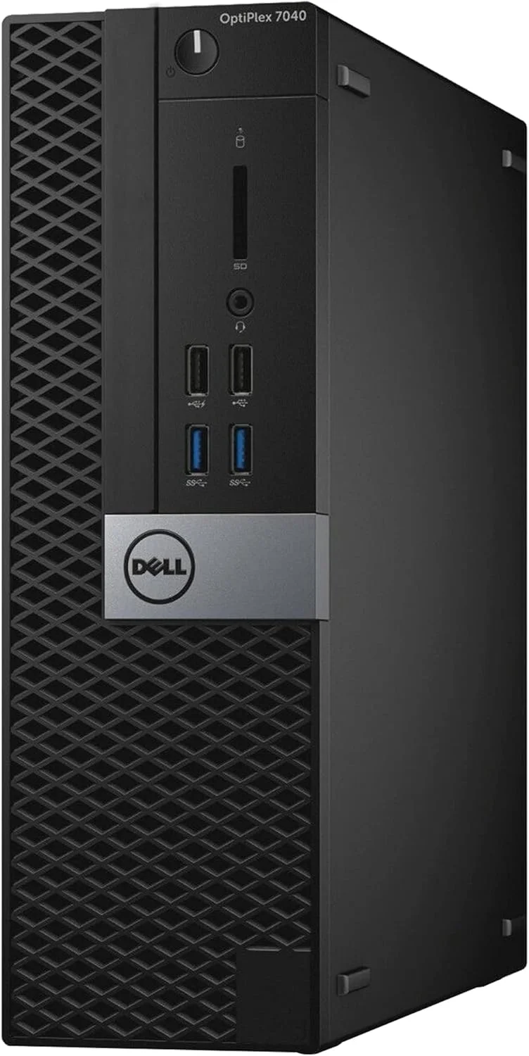 کامپیوتر رومیزی دل Optiplex 7040 SFF | پردازنده Core i5-6400 - حافظه SSD 256GB - رم 8GB | 4 هسته با فرکانس 3.3 گیگاهرتز و ویندوز 10 پرو مشکی