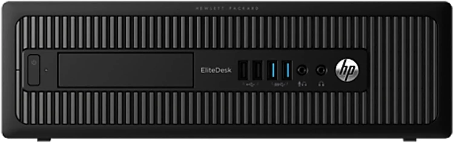 کامپیوتر رومیزی HP EliteDesk 800 G1 SFF | پردازنده Core i7-12700 - حافظه SSD 256GB - رم 4GB | 12 هسته @ 4.9 GHz ویندوز 11 پرو مشکی (بازسازی شده)