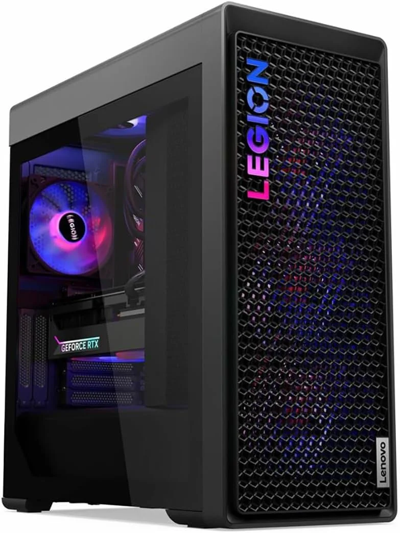 کامپیوتر رومیزی گیمینگ لنوو Legion T7 34IAS10 90Y6003JUS - اینتل Core Ultra 9 285K - 64 گیگابایت رم - 2 ترابایت SSD - کیس Tower - خاکستری Storm - چیپست Intel Z890 - ویندوز 11 Pro - NVIDIA GeForce RTX 5080 16 GB GDDR7