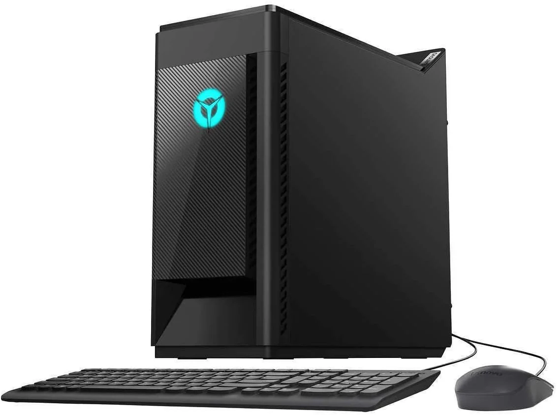 کامپیوتر رومیزی لنوو Legion 5 | نسل دهم پردازنده Intel Core i7-10700 | رم 32 گیگابایت | 1 ترابایت SSD + 2 ترابایت HDD | NVIDIA GeForce RTX 2060 | Wi-Fi 6 | HDMI | کیبورد و ماوس | Windows 10