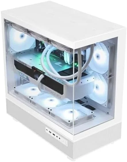 کامپیوتر گیمینگ خنک‌شونده با مایع CORE I7 7700 | گزینه‌های کارت گرافیک | 16 گیگابایت رم | 1 ترابایت SSD | ویندوز 10/11 | WIFI 6 | مناسب برای کامپیوتر گیمینگ/ایستگاه کاری (RTX 5060 8GB)