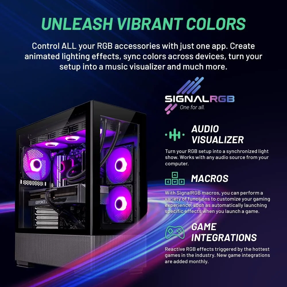 کامپیوتر گیمینگ دسکتاپ Skytech Gaming Azure – پردازنده Intel Core i7 12700F 2.1 GHz، کارت گرافیک NVIDIA RTX 4070 Ti، حافظه SSD NVME 1 ترابایتی، رم 16 گیگابایتی DDR4 3200، منبع تغذیه 750W Gold، خنک کننده مایع 360mm AIO، وای فای 11AC، ویندوز 11 Home 64 بیتی، مشکی
