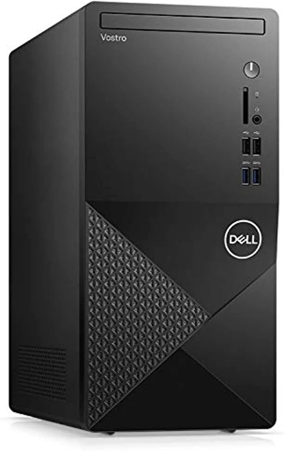 کامپیوتر رومیزی تجاری DELL Vostro 3888 (ارتقا یافته) مدل 2021، پردازنده 6 هسته ای Intel Core i5-10400 تا 4.3 گیگاهرتز، 16 گیگابایت رم، 256 گیگابایت PCIe SSD (بوت) + 1 ترابایت HDD، DVD-RW، WiFi، HDMI، VGA، بلوتوث، Windows 10 Pro، مشکی