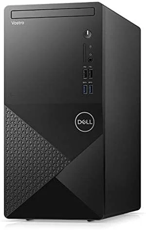 کامپیوتر رومیزی تجاری DELL Vostro 3888 (ارتقا یافته) مدل 2021، پردازنده 6 هسته ای Intel Core i5-10400 تا 4.3 گیگاهرتز، 16 گیگابایت رم، 256 گیگابایت PCIe SSD (بوت) + 1 ترابایت HDD، DVD-RW، WiFi، HDMI، VGA، بلوتوث، Windows 10 Pro، مشکی