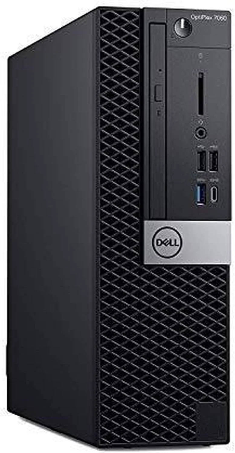 کامپیوتر رومیزی تجاری DELL OptiPlex 7060 SFF با عملکرد بالا (ارتقا یافته) با پردازنده 6 هسته ای Intel Core i5-8500 3.0GHz، رم 16 گیگابایتی، SSD 256 گیگابایتی M.2، کیبورد، ماوس، ویندوز 10 Professional