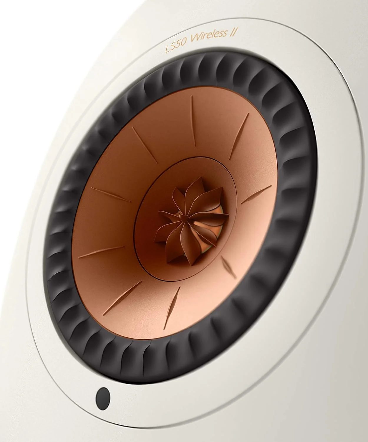 بلندگوهای قفسه کتابی فعال KEF LS50 Wireless II - جفت (سفید معدنی)