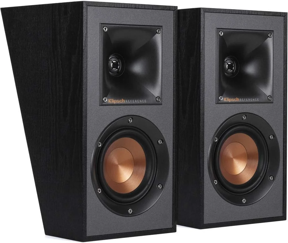 ست بلندگوهای فراگیر Klipsch Reference R-41SA Dolby Atmos با عملکرد بالا و هورن لود شده (2 جفت، 4 بلندگو)