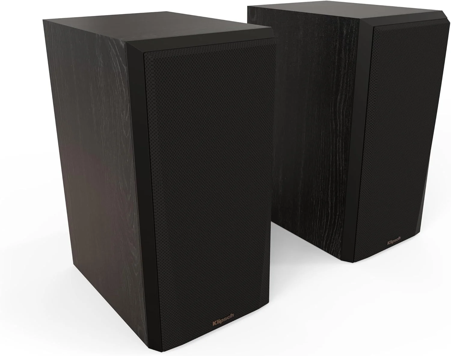 جفت بلندگوی قفسه کتابی Klipsch Reference Premiere RP-500M II با بوق بزرگتر هیبریدی Tractrix® ‎90° x 90°، تیوتر 1 اینچی، ووفر های 5.25 اینچی Cerametallic برای صدای فراگیر سینمای خانگی در رنگ مشکی آبنوس