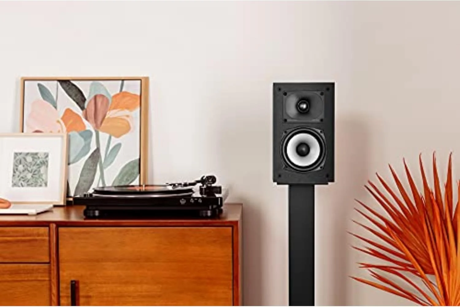 بلندگوی قفسه ای جمع و جور Polk Audio Monitor XT15، بلندگوی استریو، بلندگوی فراگیر، دارای گواهی Hi-Res، سازگار با Dolby Atmos و DTS:X، بلندگوی HiFi و سینمای خانگی (جفت)
