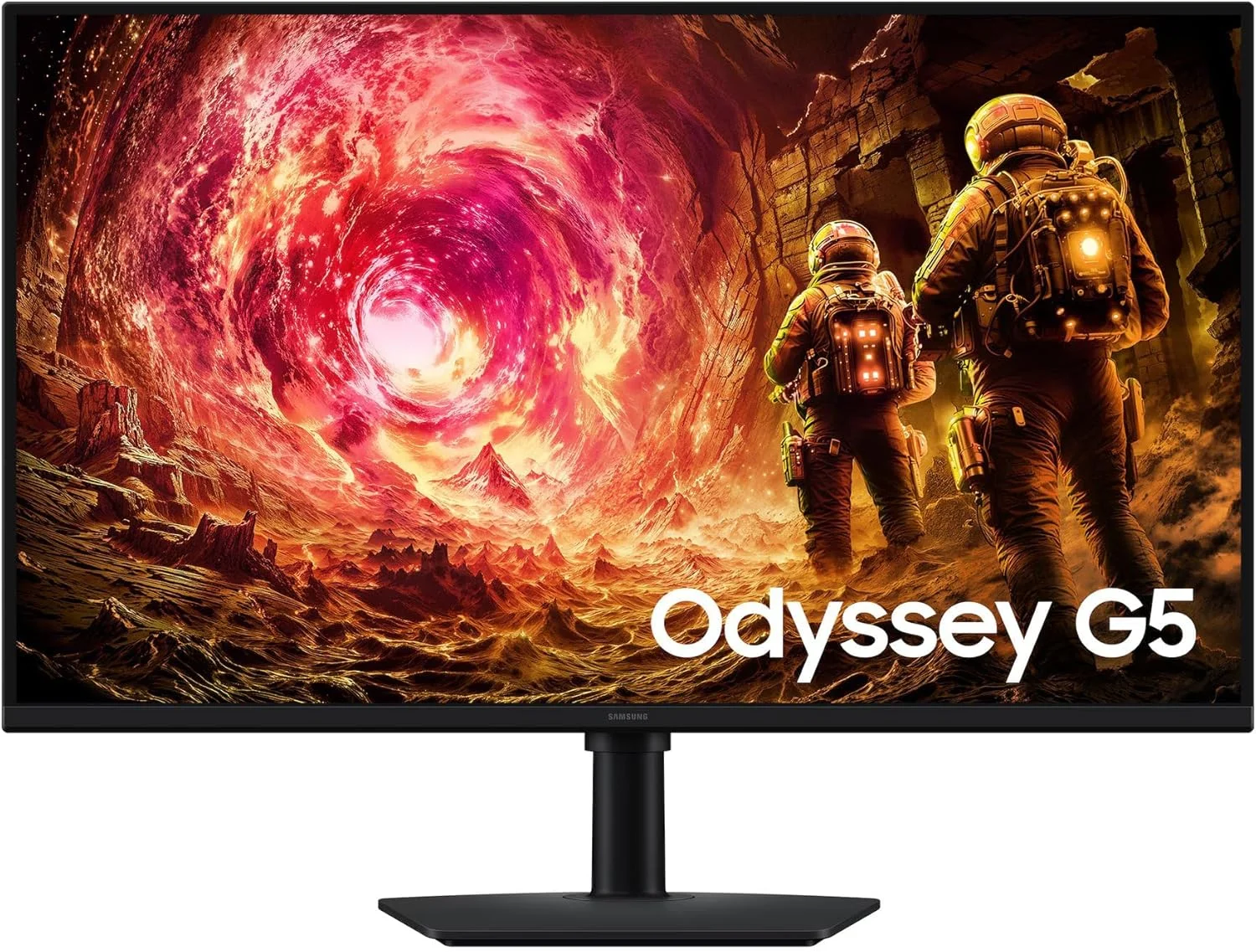 مانیتور گیمینگ سامسونگ ODYSSEY G50D، تخت IPS، QHD، ۱۸۰ هرتز، ۱ میلی‌ثانیه، پنل IPS، HDR10، FreeSync (۲۷ اینچ)