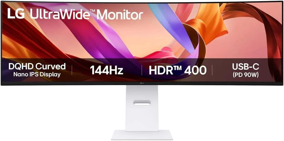 مانیتور ال جی مدل 49U950A-W سایز 49 اینچ