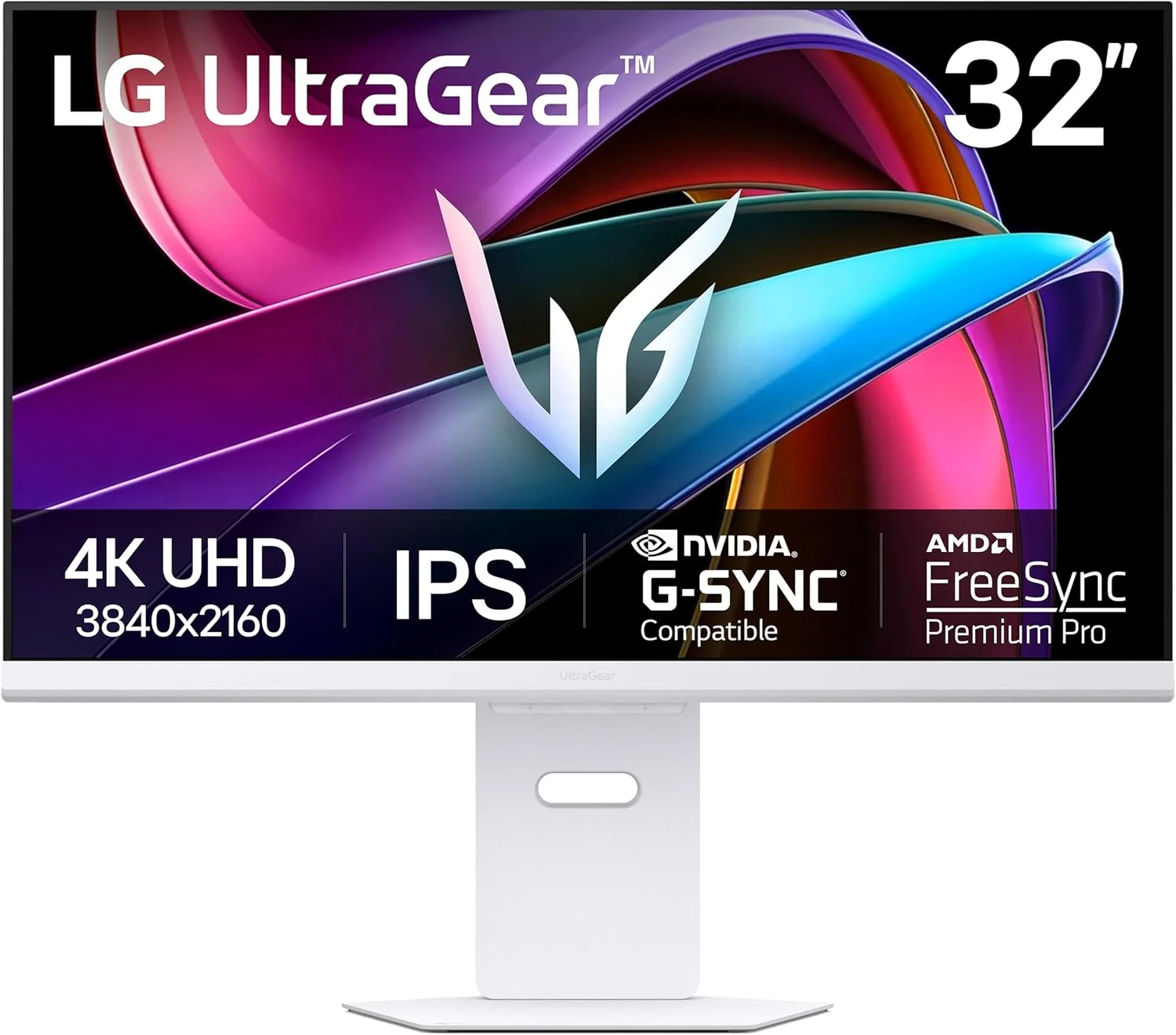 مانیتور گیمینگ 32 اینچی LG 32G810SA-W Ultragear 4K UHD (3840 x 2160) IPS، 144 هرتز، 1 میلی‌ثانیه، سازگار با NVIDIA G-Sync، AMD FreeSync Premium، VESA DisplayHDR 400، HDMI، DisplayPort، USB Type-C، سفید