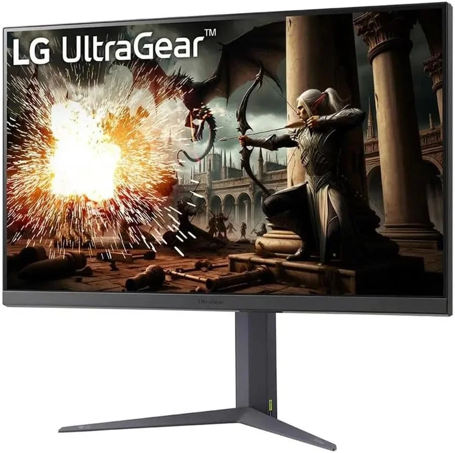 مانیتور گیمینگ ۳۲ اینچ ال‌جی UltraGear™ مدل 32GS75Q-B.AEU - پنل IPS با رزولوشن QHD (2560 x 1440)، زمان پاسخگویی ۱ میلی‌ثانیه، نرخ بروزرسانی ۱۸۰ هرتز، DisplayHDR™ 400، پوشش ۹۹ درصدی sRGB (CIE1931)، سازگار با AMD FreeSync و NVIDIA G-Sync
