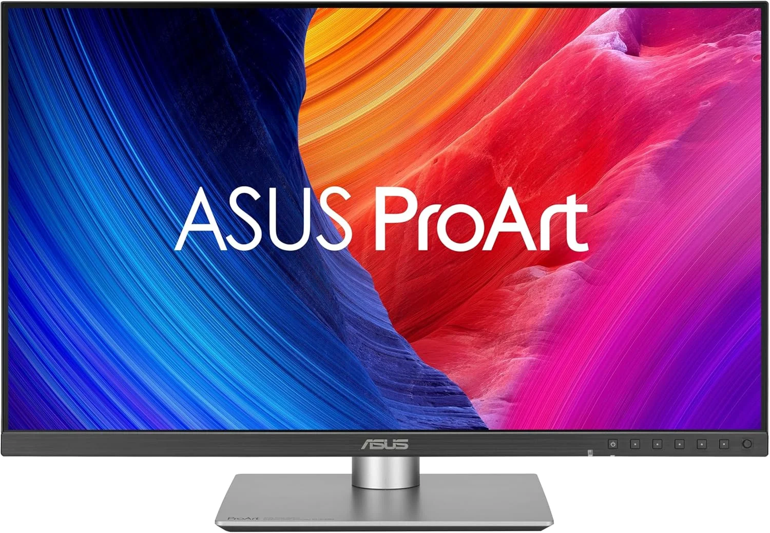 مانیتور حرفه ای ASUS ProArt Display 6K PA32QCV: 32 اینچ (31.5 اینچ قابل مشاهده)، IPS، 6K (6016 x 3384)، 98% DCI-P3، LuxPixel AGLR، Light Sync، دقت رنگ ΔE < 2، تایید شده توسط Calman - مشکی
