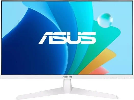 مانیتور گیمینگ ASUS VY249HF-W – 23.8 اینچ، Full HD (1920×1080)، 100 هرتز، 1 میلی‌ثانیه (MPRT)، HDMI، سفید